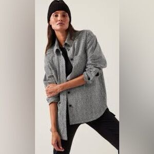 Athleta Textured Shirt Jacket—Size Small